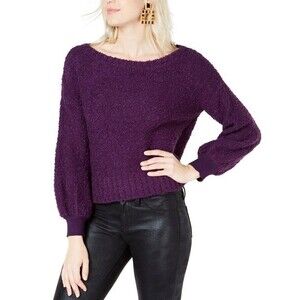 AK Anne Klein Sparkly Purple Sweater - S